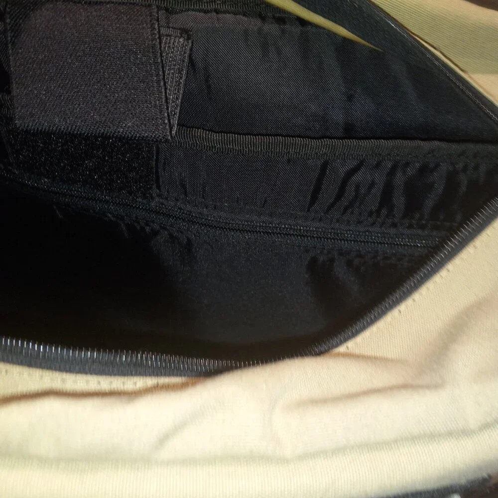 Eddie Bauer Messenger Laptop Travel Bag Beige